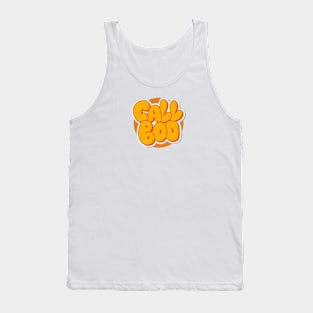 call boo in relationship word lettering art Tank Top